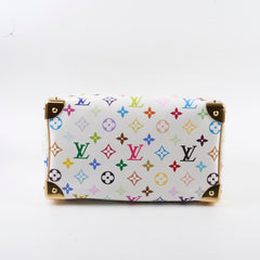 Louis Vuitton x TM Speedy 25 Bandouliere Multicolor White