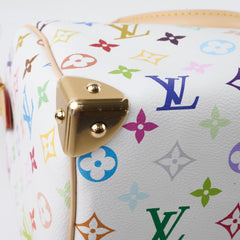 Louis Vuitton x TM Speedy 25 Bandouliere Multicolor White