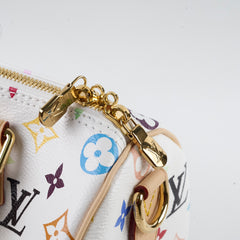 Louis Vuitton x TM Speedy 25 Bandouliere Multicolor White