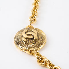 Chanel Vintage 24k Plated Gold Chain Belt