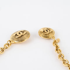 Chanel Vintage 24k Plated Gold Chain Belt