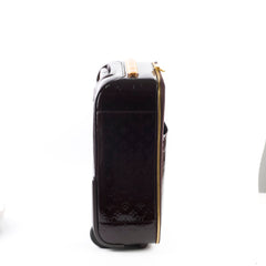 Louis Vuitton Vernis Pegase 45 Cabin Luggage Amarante