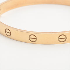 Cartier Love Size 18 Yellow Gold Bracelet