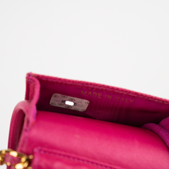 Chanel Vintage Vertical Caviar Pink Crossbody