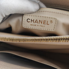 10/7 Deal Of The Day - Chanel Quilted Caviar Grand Shopping Tote GST Beige
