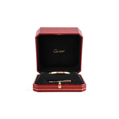 Cartier Small Love Rose Gold Size 16 Bracelet