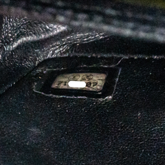 ITEM 17 - Chanel Vintage Classic Medium/Large Black Caviar 24K Gold