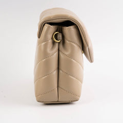 Saint Laurent Loulou Toy Dark Beige