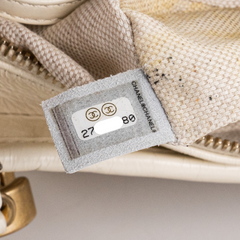 ITEM 29 - Chanel Small Gabrielle Stripe Tweed Beige/Cream