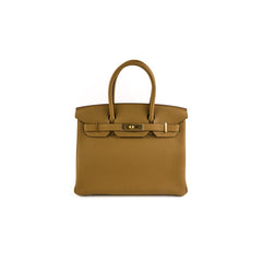 Hermes Birkin 30 Bronze Dore Togo with GHW - Stamp Y 2020