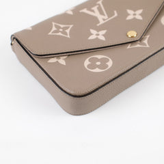 Louis Vuitton Felicie Empreinte Tourterelle