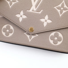 Louis Vuitton Felicie Empreinte Tourterelle
