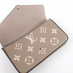 Louis Vuitton Felicie Empreinte Tourterelle