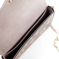 Louis Vuitton Felicie Empreinte Tourterelle