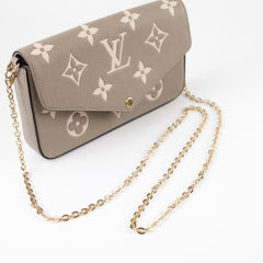 Louis Vuitton Felicie Empreinte Tourterelle