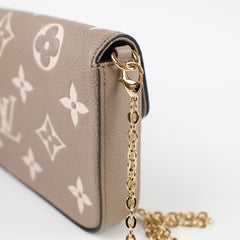 Louis Vuitton Felicie Empreinte Tourterelle