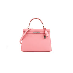 Hermes Kelly 28 Rose Confetti Epsom - Stamp Y 2020