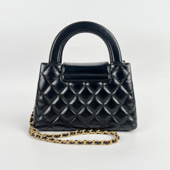 Chanel Mini Kelly Bag Black Calfskin GHW