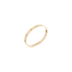 Hold BCCartier Love Bracelet Size 17 Yellow Gold