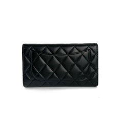 Chanel Long Black Caviar Wallet