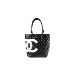 Chanel Rue Cambon Tote Black Lambskin