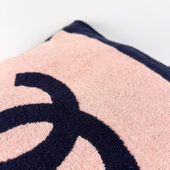 Chanel Logo Beach Bag Set with Towel and Pouch