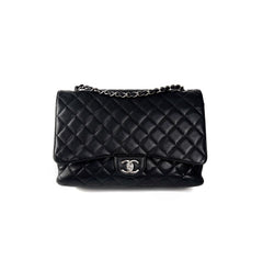 Chanel Quilted Caviar Maxi Black