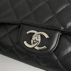 Chanel Quilted Caviar Maxi Black