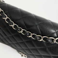 Chanel Quilted Caviar Maxi Black