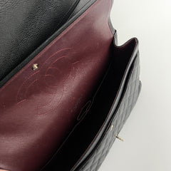 Chanel Quilted Caviar Maxi Black