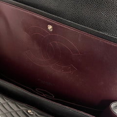 Chanel Quilted Caviar Maxi Black