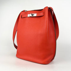 Hermes So Kelly Clemence Red - O Stamp