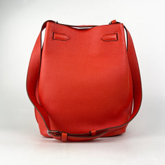 Hermes So Kelly Clemence Red - O Stamp