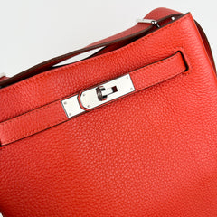 Hermes So Kelly Clemence Red - O Stamp