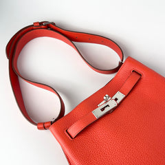 Hermes So Kelly Clemence Red - O Stamp