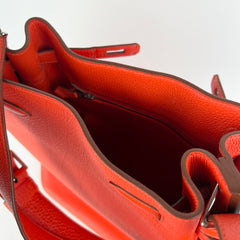 Hermes So Kelly Clemence Red - O Stamp