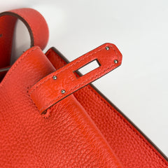 Hermes So Kelly Clemence Red - O Stamp