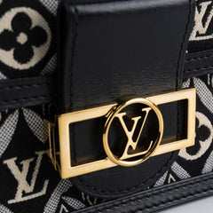 15/7- Louis Vuitton Dauphine Small Since 1854 Black/White