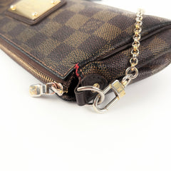 Louis Vuitton Eva Clutch + Wallet Damier Ebene