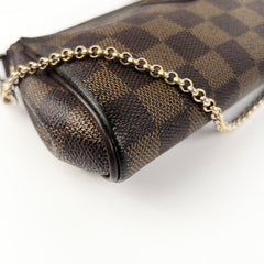 Louis Vuitton Eva Clutch + Wallet Damier Ebene