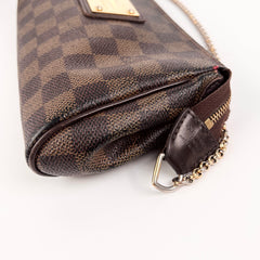 Louis Vuitton Eva Clutch + Wallet Damier Ebene