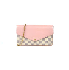 Louis Vuitton Felicie Pochette Damier Azur Pink