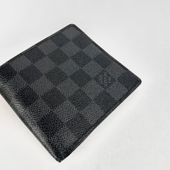 Louis Vuitton Men Damier Eclipse Fold Wallet