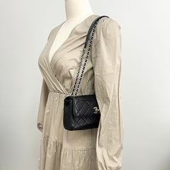 Chanel Seasonal Flap Black Lambskin - Series 22