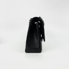 Chanel Classic Flap Medium/Large M/L Caviar Black - Series 11