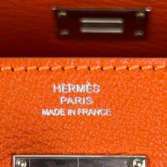 Hermes Orange Kelly Wallet