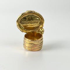 Saint Laurent Cocktail Ring Pink