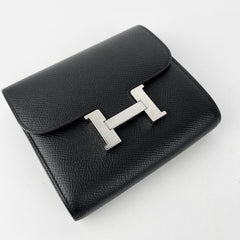 Hermes Constance Wallet Noir - D Stamp