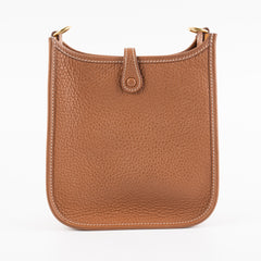 Hermes Mini TPM Evelyn Gold 2023