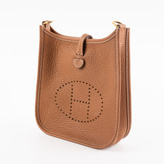 Hermes Mini TPM Evelyn Gold 2023